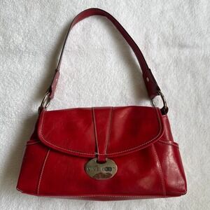 super chic perfect basic red nine west shoulder bag
